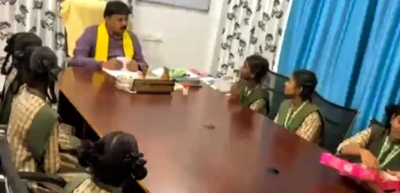 MLA Interacted with Students
