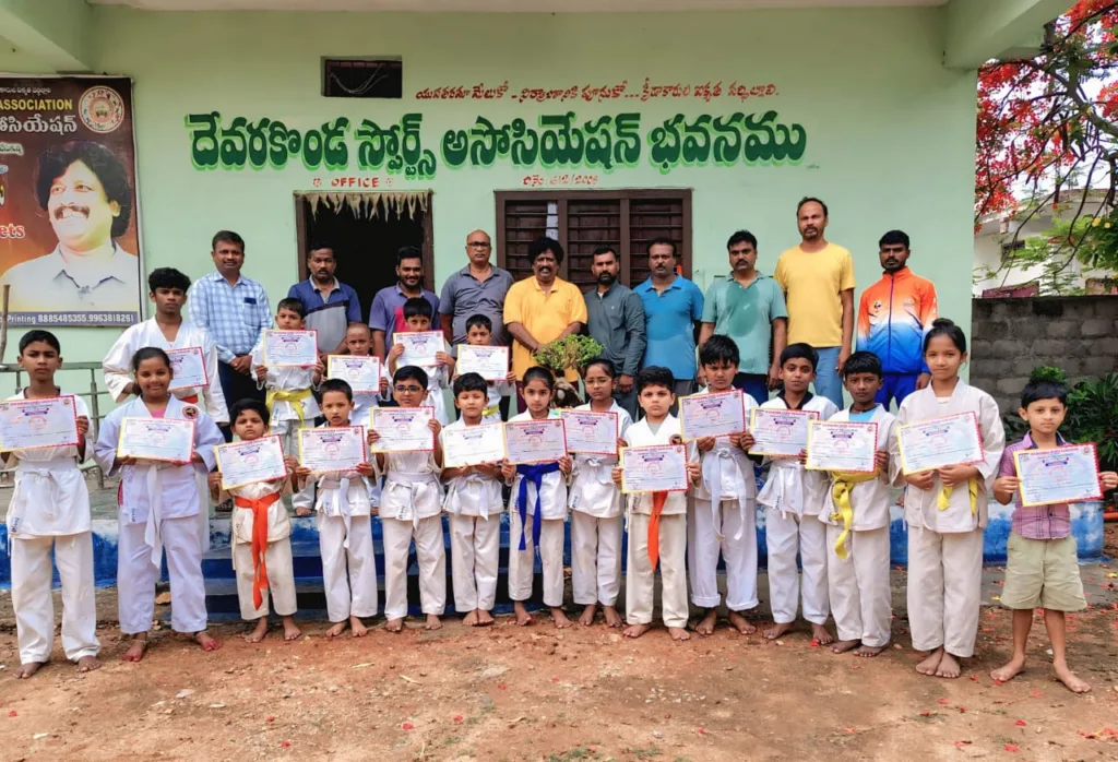 Karate Belt Certificates Awarded