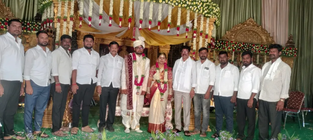 Bhilya Naik Blesses Newlyweds