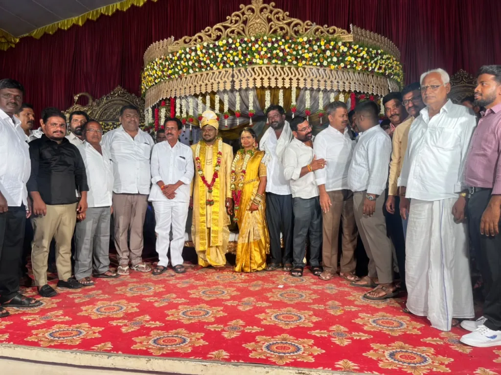 Former MLA Blesses Newlyweds