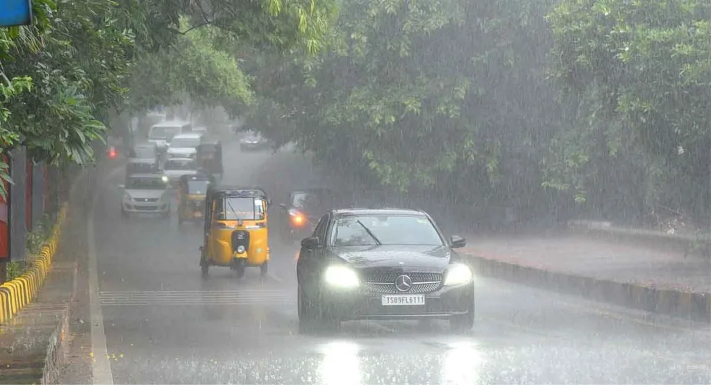 Heavy rains in Telangana