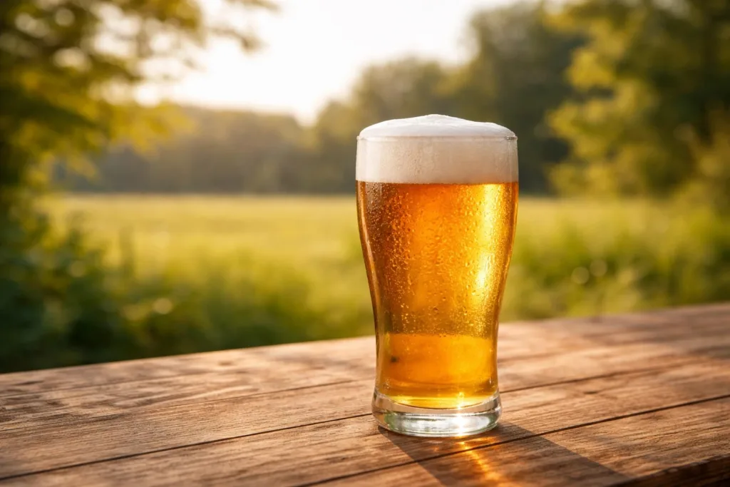 beer sales in two months