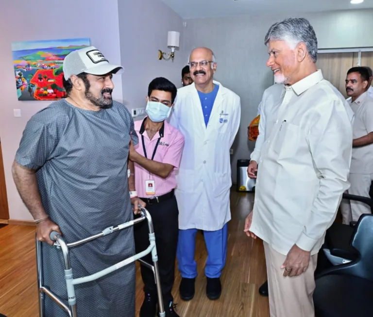 CM meet Nandamuri Balakrishna : నందమూరి బాలకృష్ణని ముఖ్యమంత్రి చంద్రబాబు నాయుడు పరామర్శించారు WhatsApp Image 2026-07-26 at 20.14.41