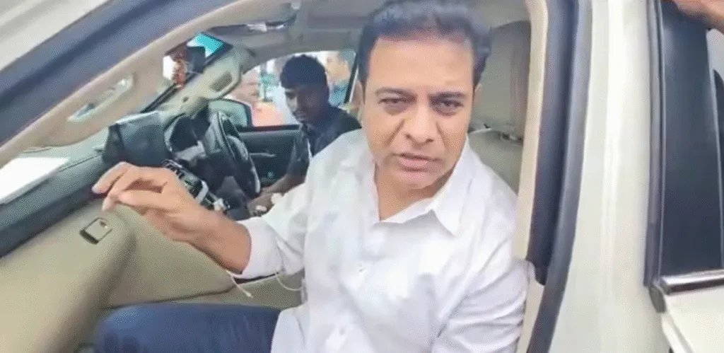 KTR : ఎన్ని అడ్డంకులు సృష్టించినా కన్నెపల్లి చేరుకుంటాము KTR will reach Kannepalli