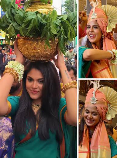 Jathi Ratnalu Faria Abdullah : తెలంగాణ కల్చర్ చూసి ఏడ్చేసిన జతి రత్నాలు హీరోయిన్ ఫరియా అబ్దుల్లా! images (14)