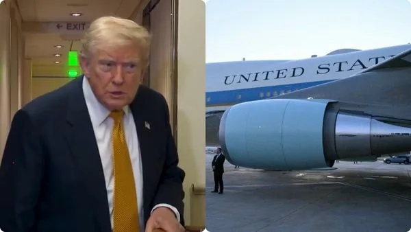 Trump Hid Truck : ట్రక్కులో దాక్కున్న ట్రంప్ trumpplane-93021786423290