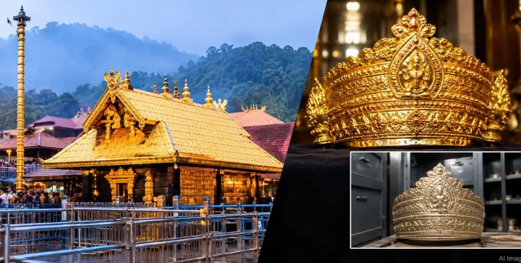 Gold Crown Missing : శబరిమలలో బంగారు కిరీటం మాయం! Gold Crown Missing