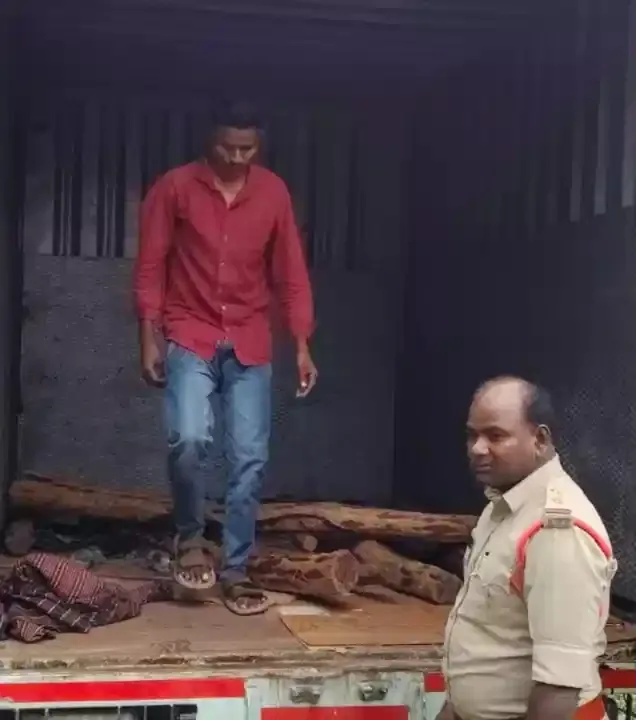 Police Open Fire : ఎర్రచందనం స్మగ్లర్పై పోలీసుల కాల్పులు image (7)
