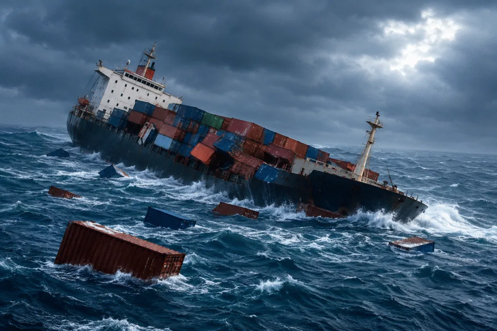 Cargo Ship Drifts : సముద్రంలో కొట్టుకుపోయిన కార్గో నౌక Cargo Ship Drifts