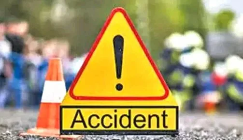 Car Collides Lorry