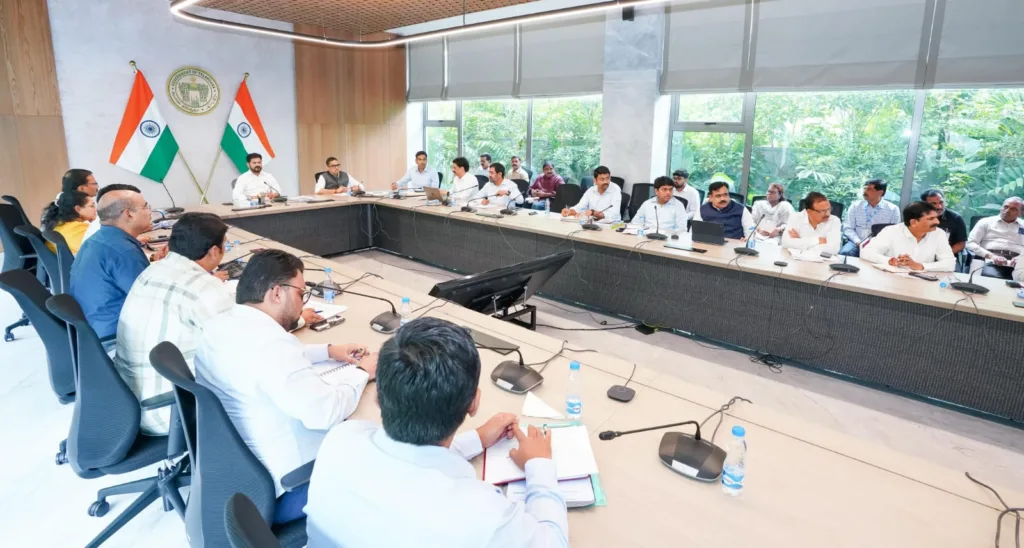 CM Revanth : ఎంసీఆర్ హెచ్ఆర్డీ బోధి పెవిలియన్లో ఎస్టీపీలు, ట్రీటెడ్ వాటర్పై ముఖ్యమంత్రి రేవంత్ రెడ్డి సమీక్ష. CM Revanth